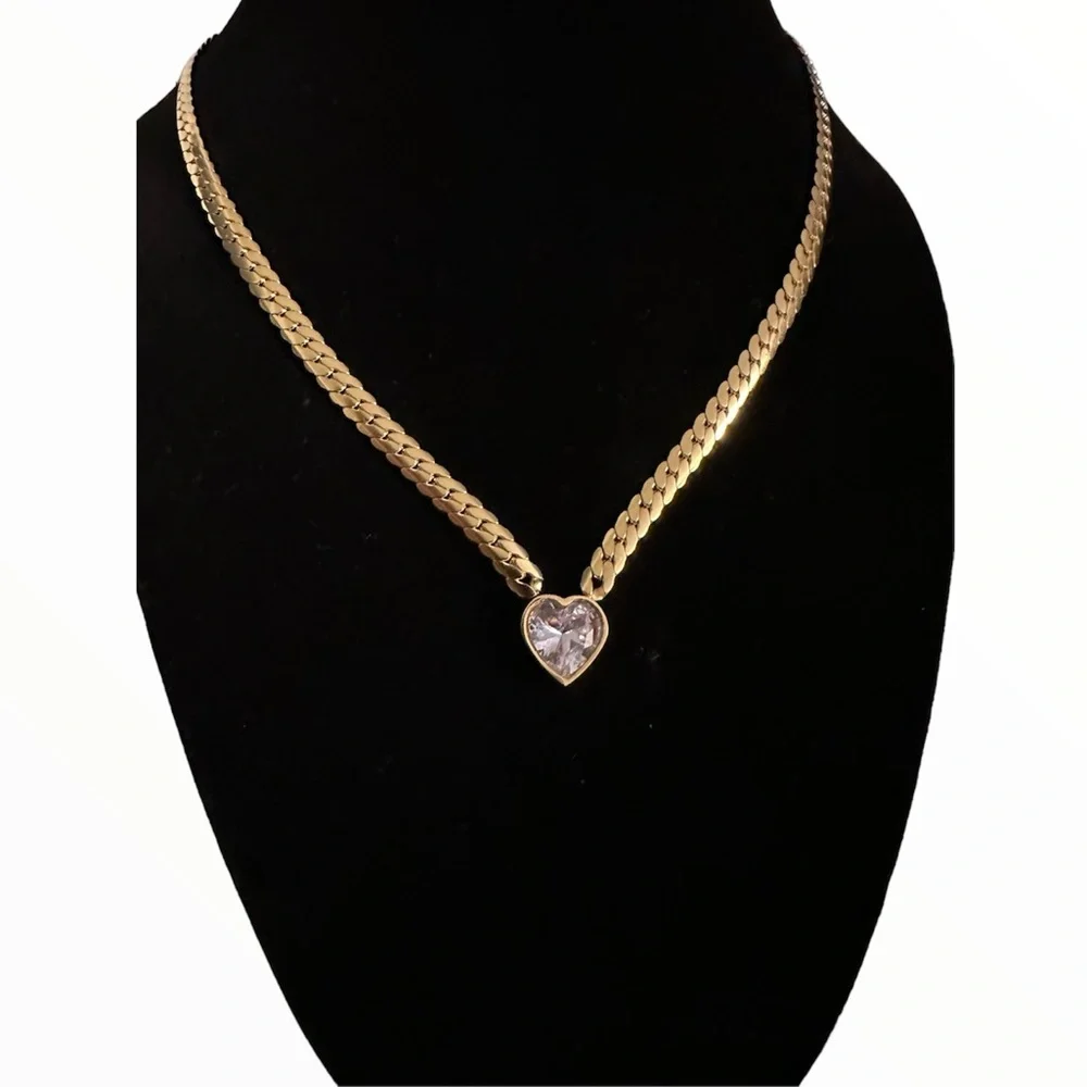 Chrystal Heart choker - Picture 3 of 4